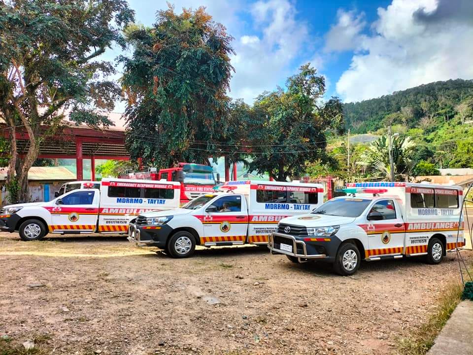 #TaytayUnaSaLahat News | Emergency Response Vehicles, at your service Taytayanos.